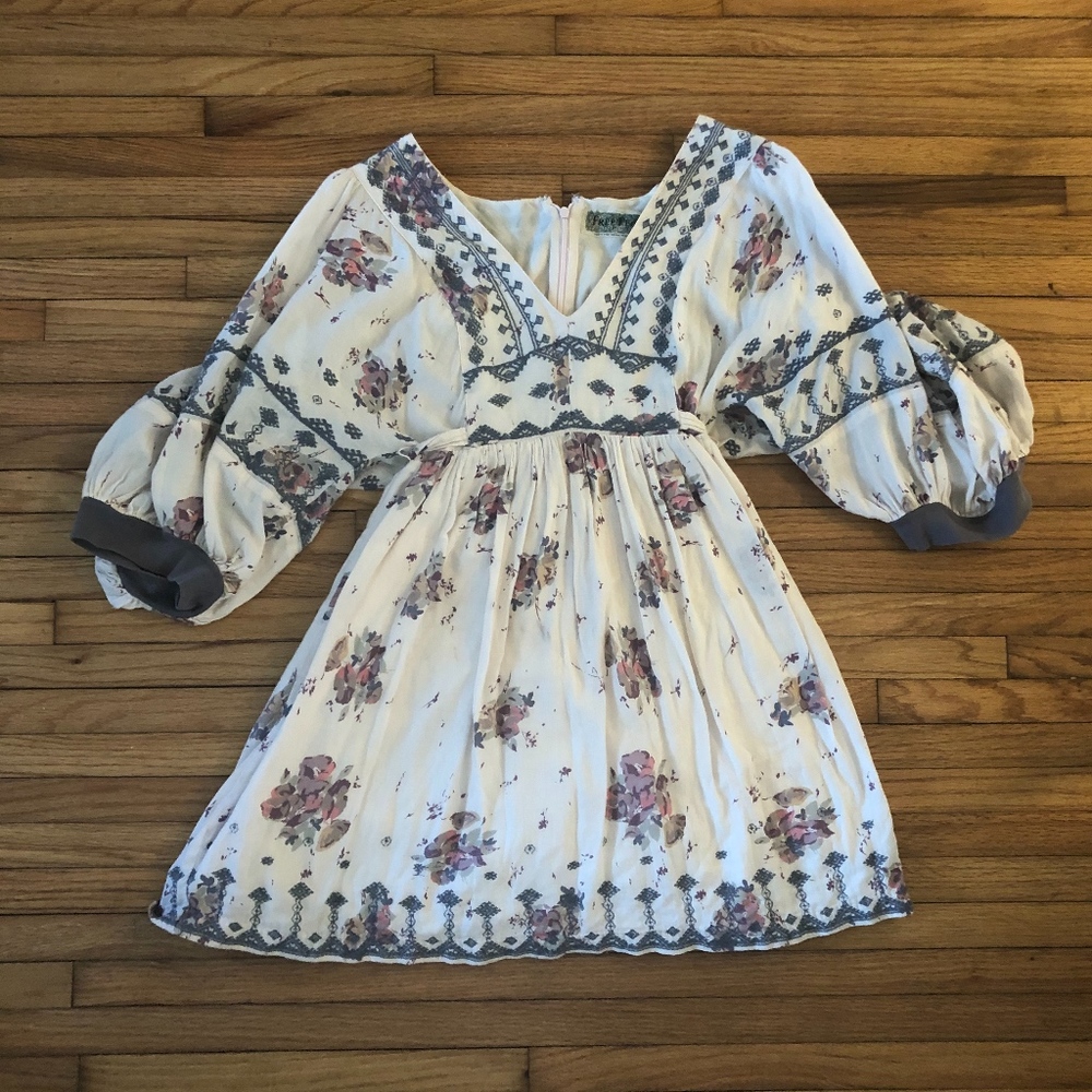 Free People Flowing Mini Dress